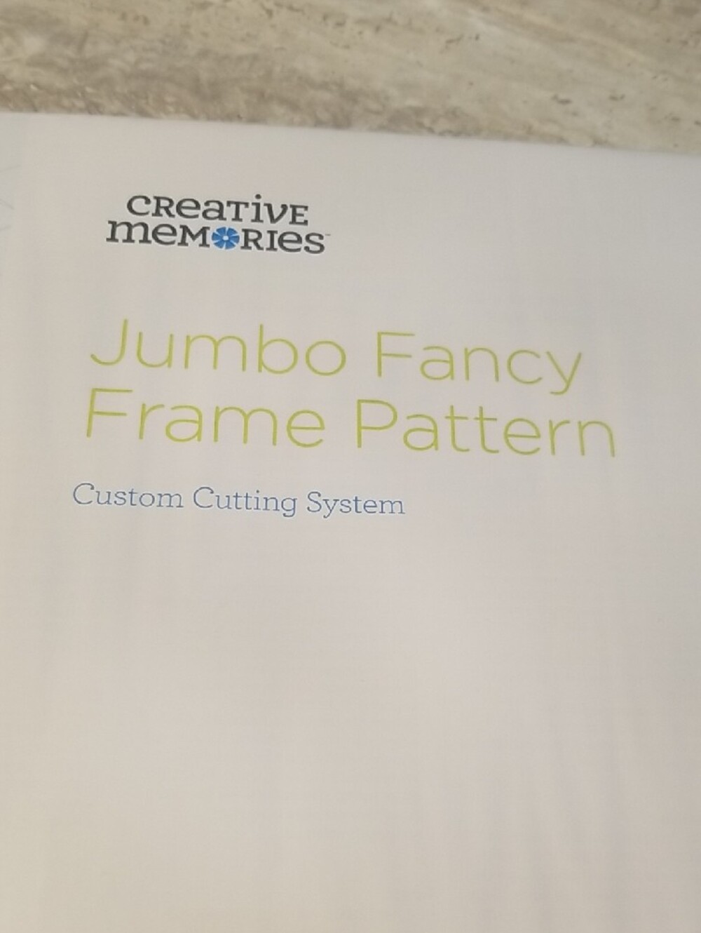 Creative Memories Jumbo Fancy Frame pattern - Picture 3 of 6